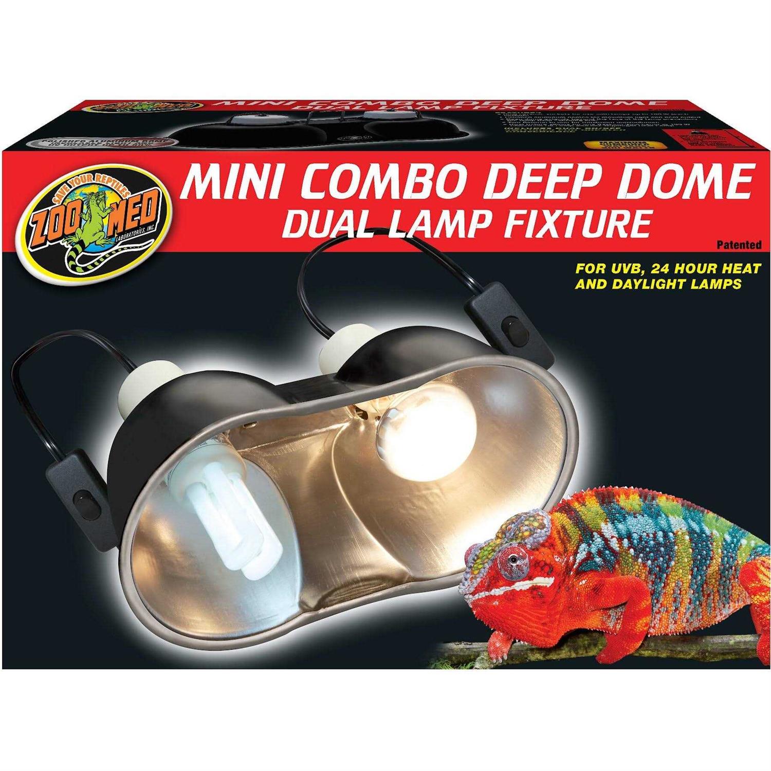 Zoo Med Mini Combo Deep Dome Lamp Fixture