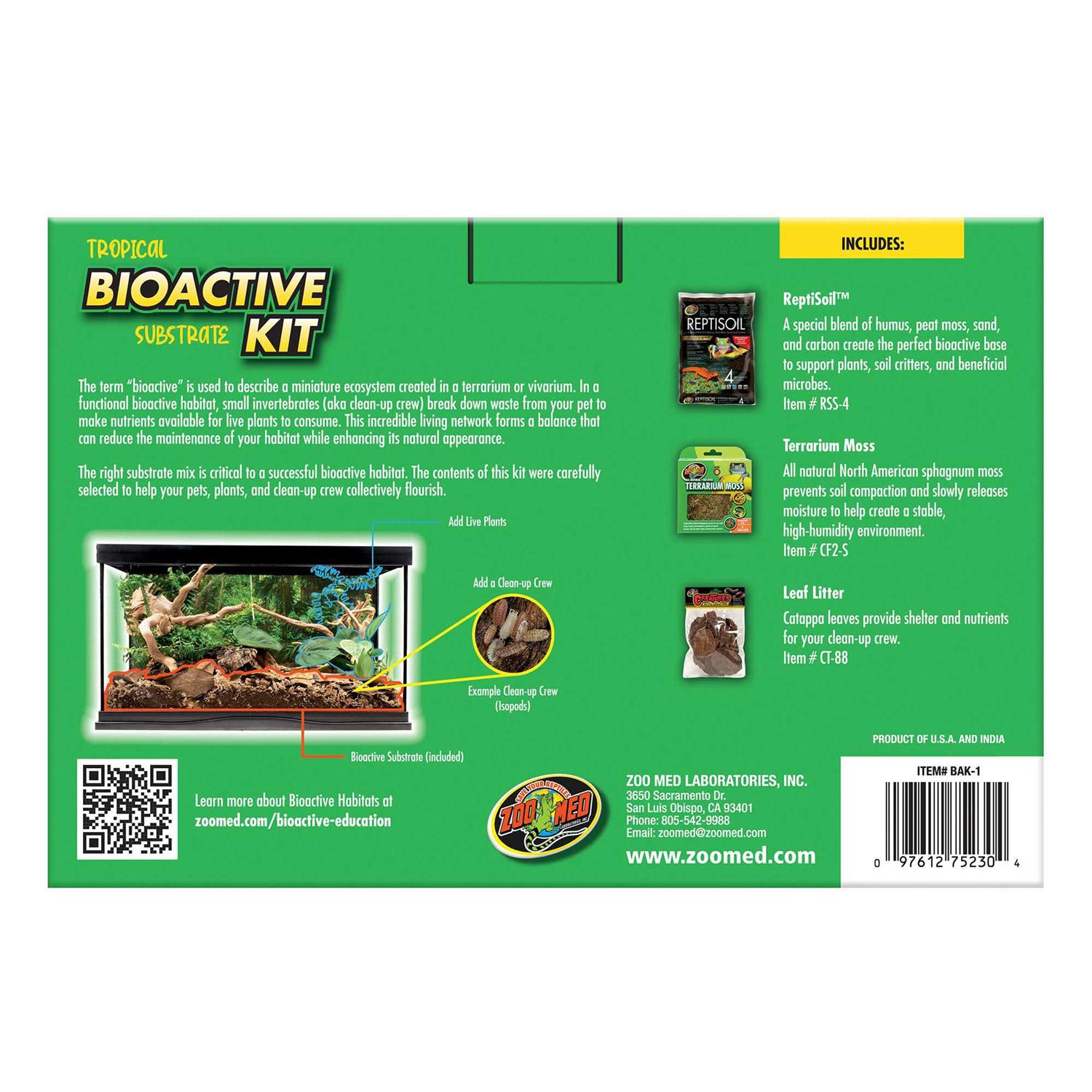 Alternative view of Zoo Med Tropical Bioactive Substrate Kit
