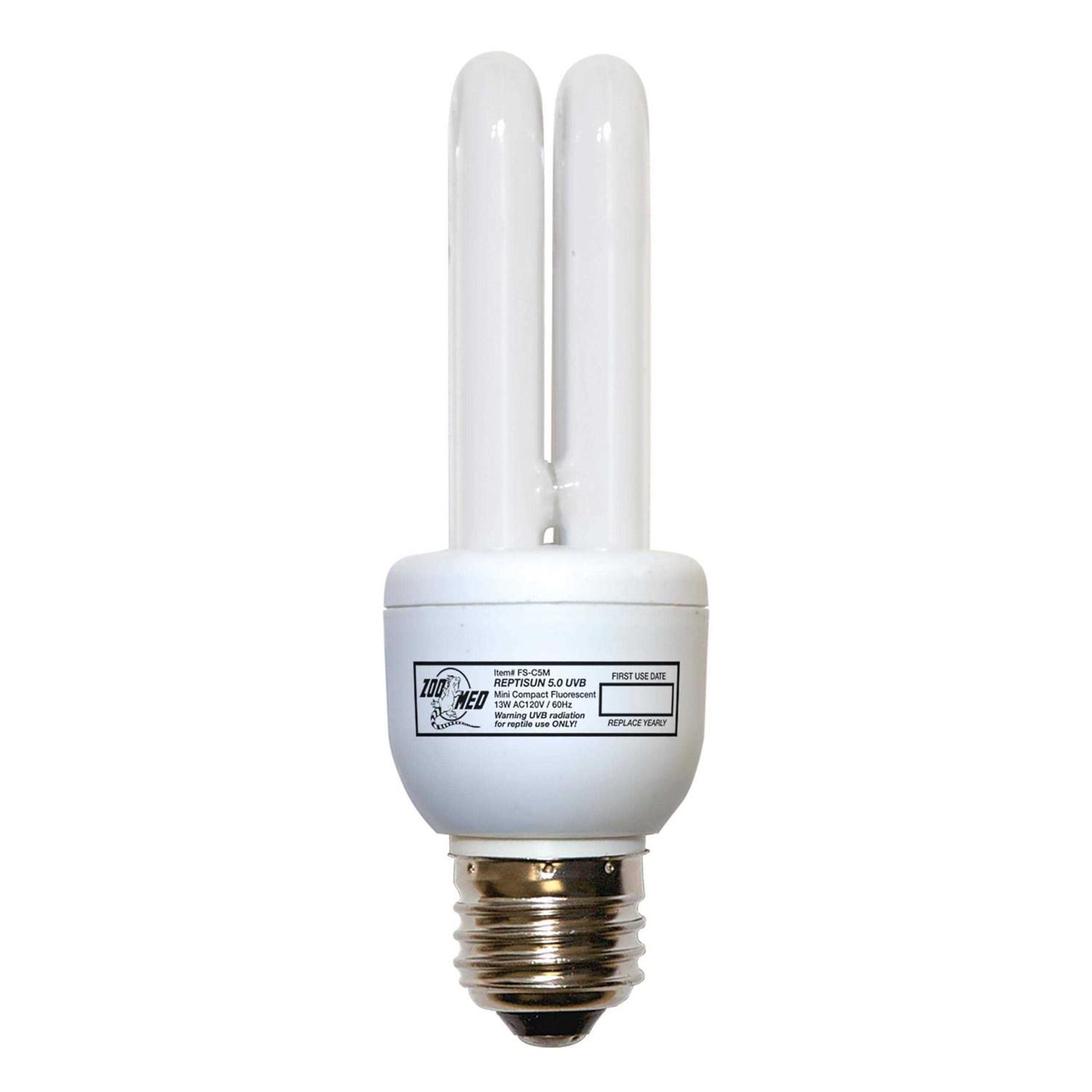 Alternative view of Zoo Med ReptiSun 5.0 UVB Mini Compact Fluorescent