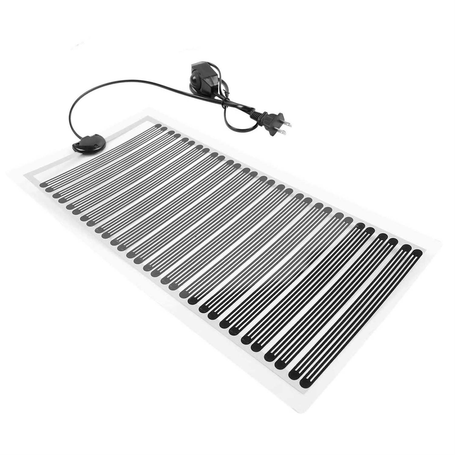 Fashionclubs Reptile Heat Pad Under Tank Heating Mat 110V 25W Reptile Tank Warmer Terrarium Heater Mat with Temperature Controller Leopard Gecko