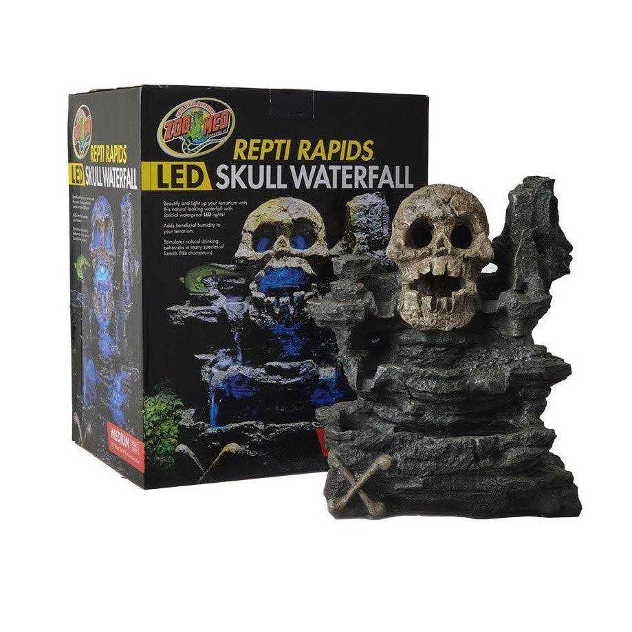 Alternative view of Zoo Med Repti Rapids LED Skull Waterfall
