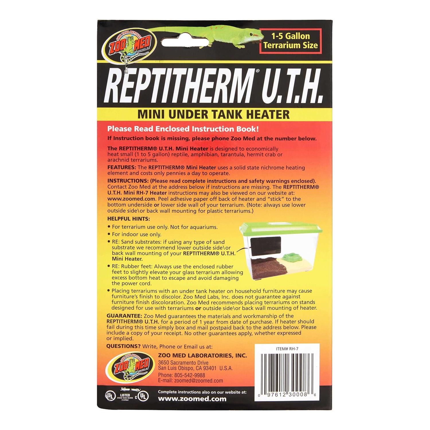 Alternative view of Zoo Med ReptiTherm Under Tank Heater