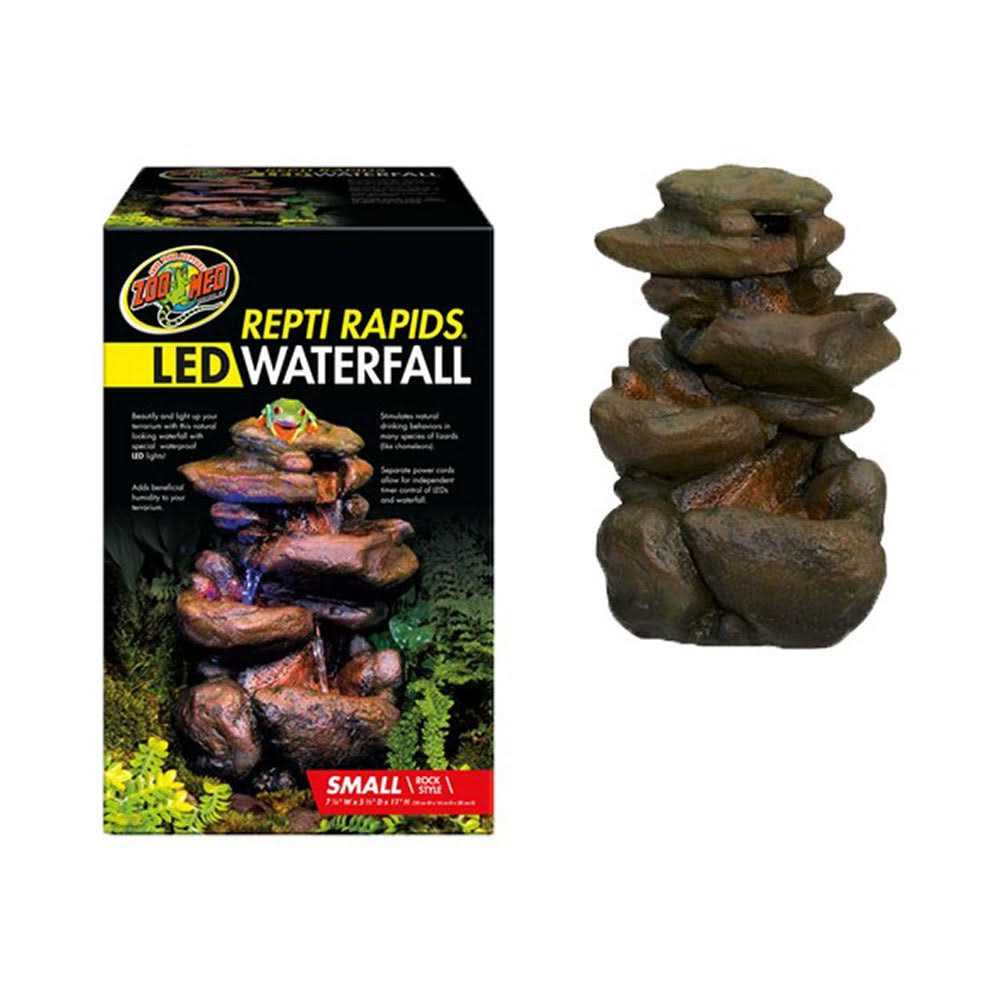Alternative view of Zoo Med Repti Rapids LED Rock Waterfall
