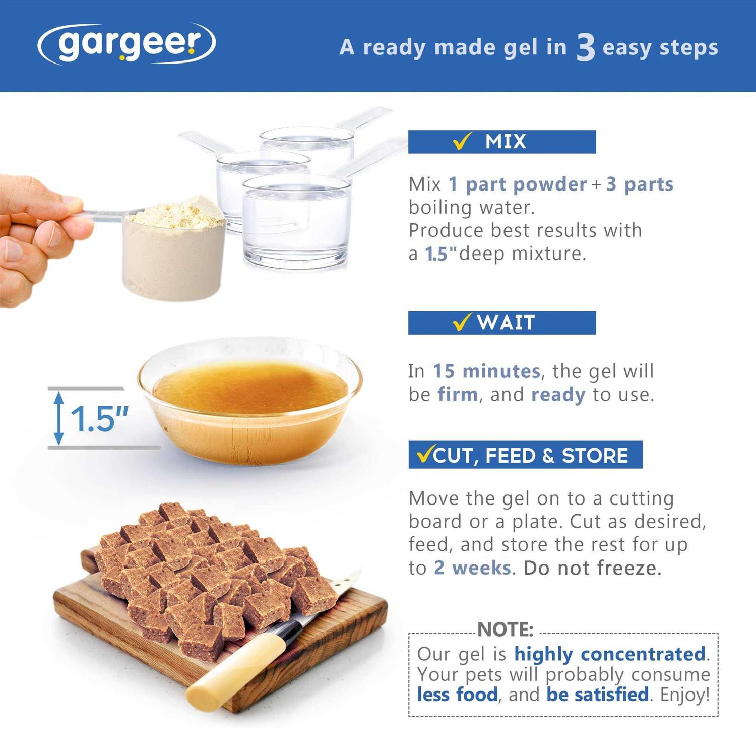 Alternative view of Gargeer Leopard Gecko Food Complete Gel Diet for Both Juveniles and Adults. Proudly Made in The USA