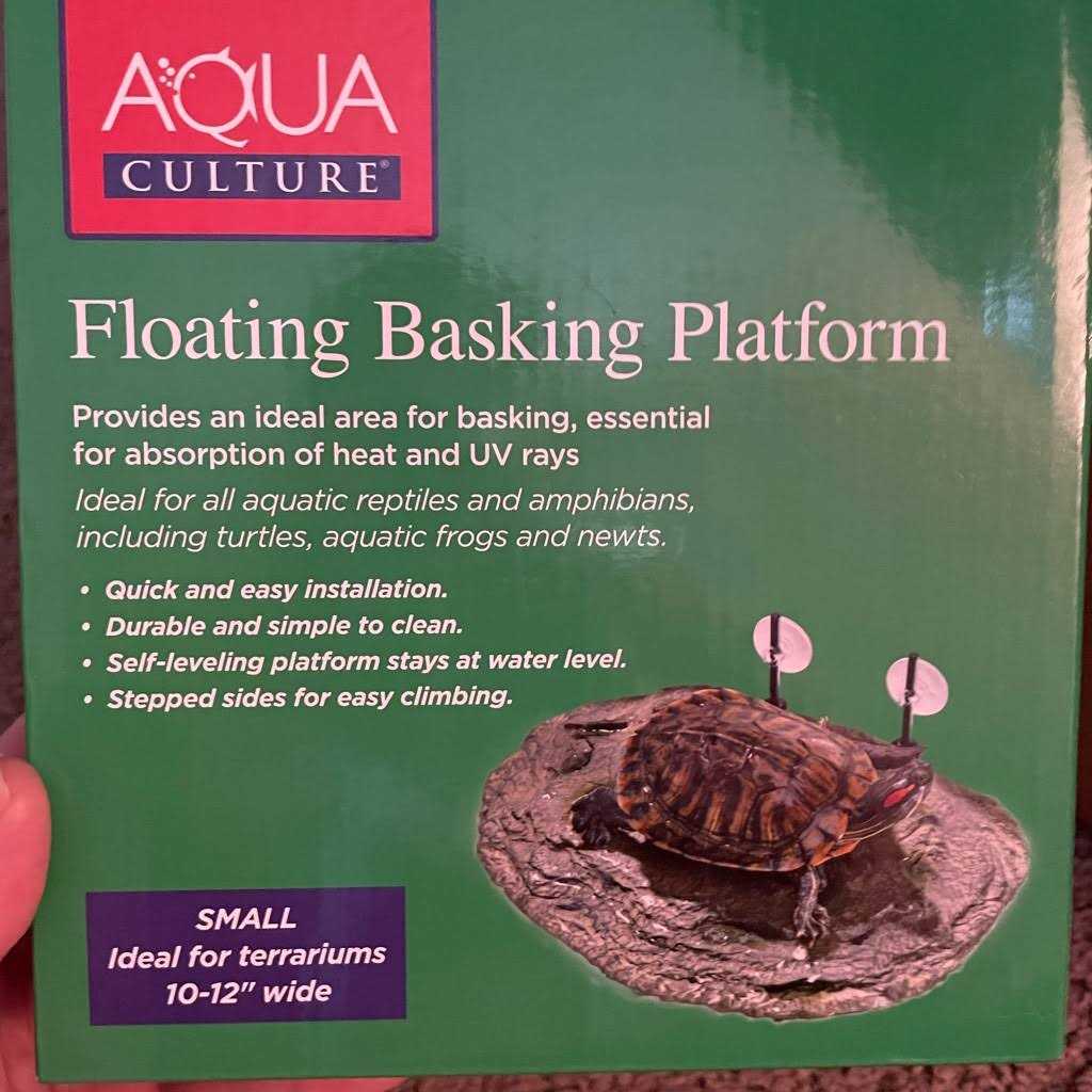 Alternative view of Aqua Culture Floating Basking Platform for Reptiles and Amphibians