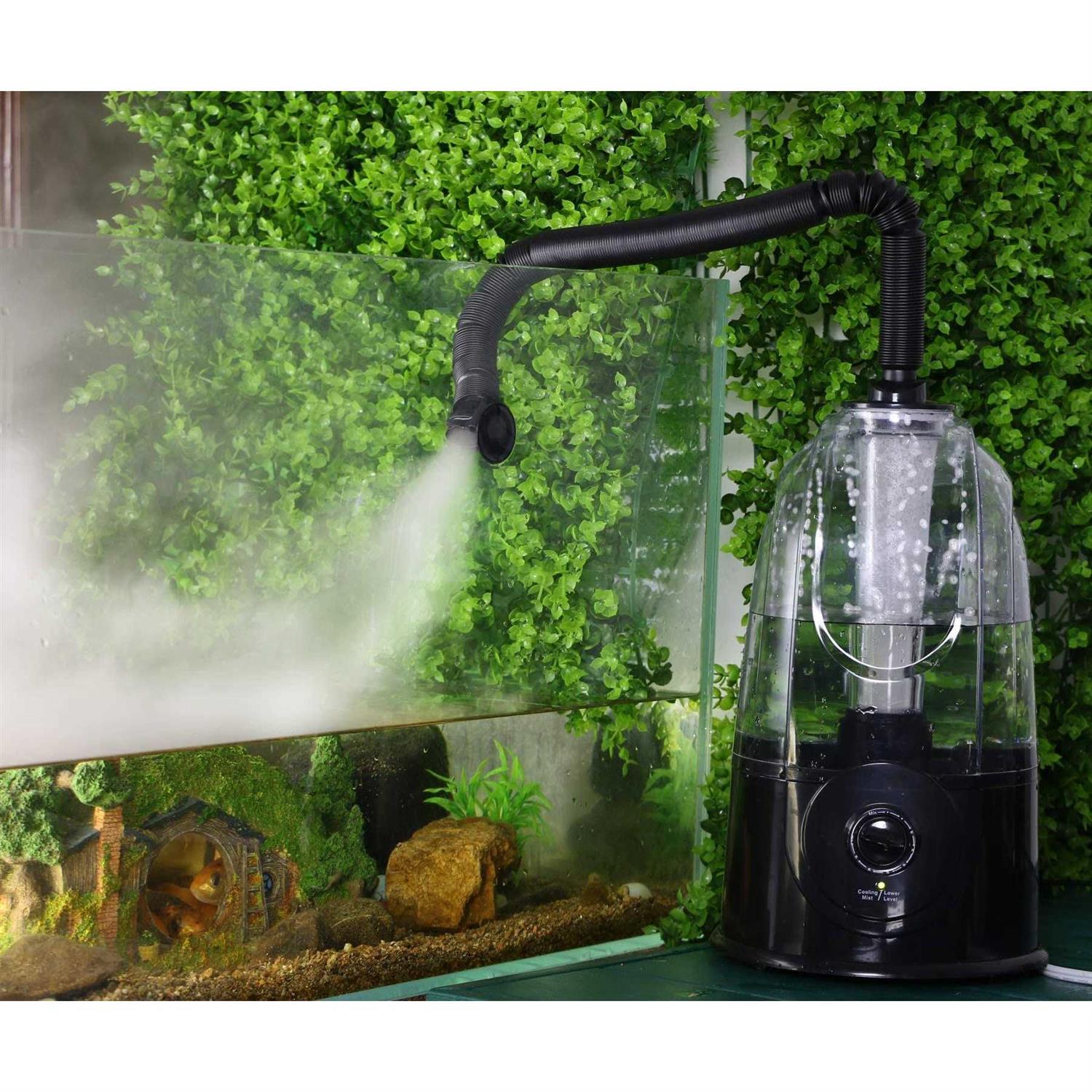 Alternative view of Coospider Reptile Fogger Terrariums Humidifier Fog Machine Mister 3L Large Size Ideal for Paludarium/Vivarium/Reptiles/Amphibians/Herps