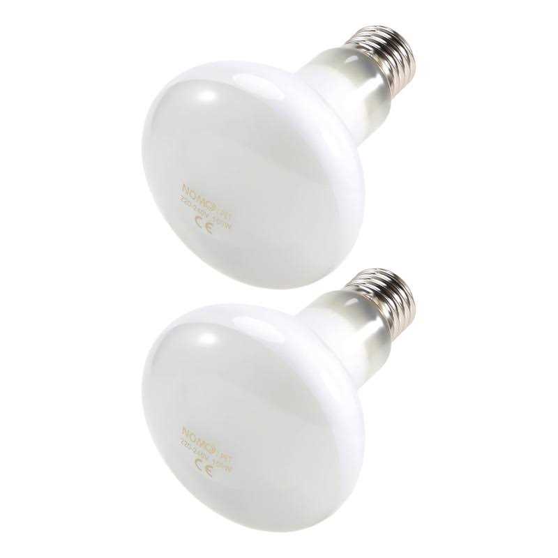 Alternative view of NOMOYPET 2 Pack Reptile Uvb Uva Heat Lamp Bulb For Truly Like Heat For Reptile