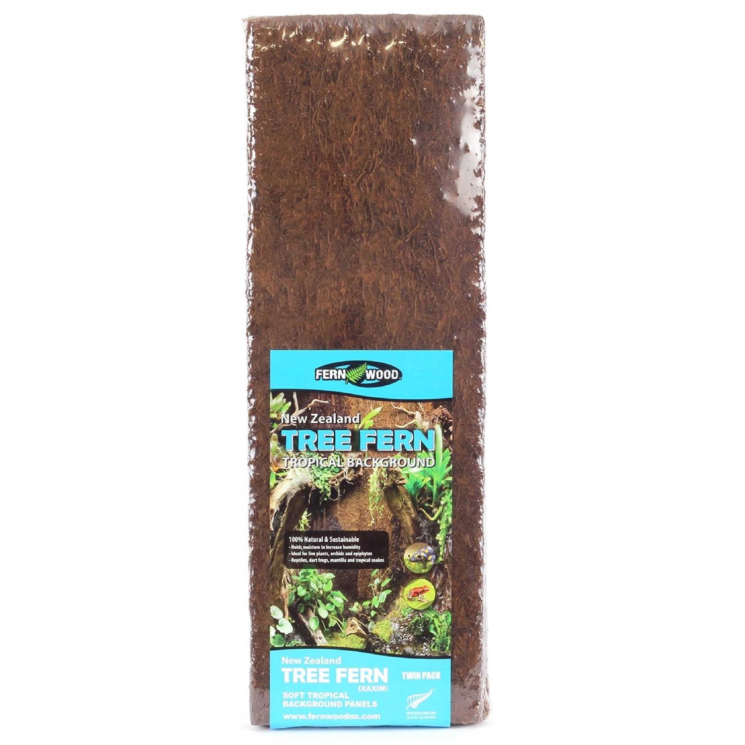 Fern Wood New Zealand Tree Fern Tropical Background Panel Twin Pack