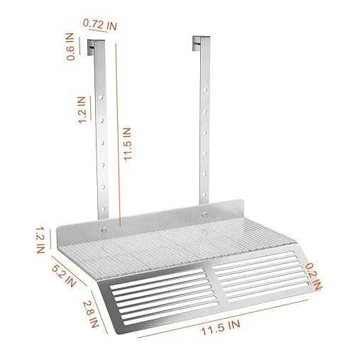 Alternative view of BNYEE Turtle Dock Stainless Steel Basking Platform for Turtles
