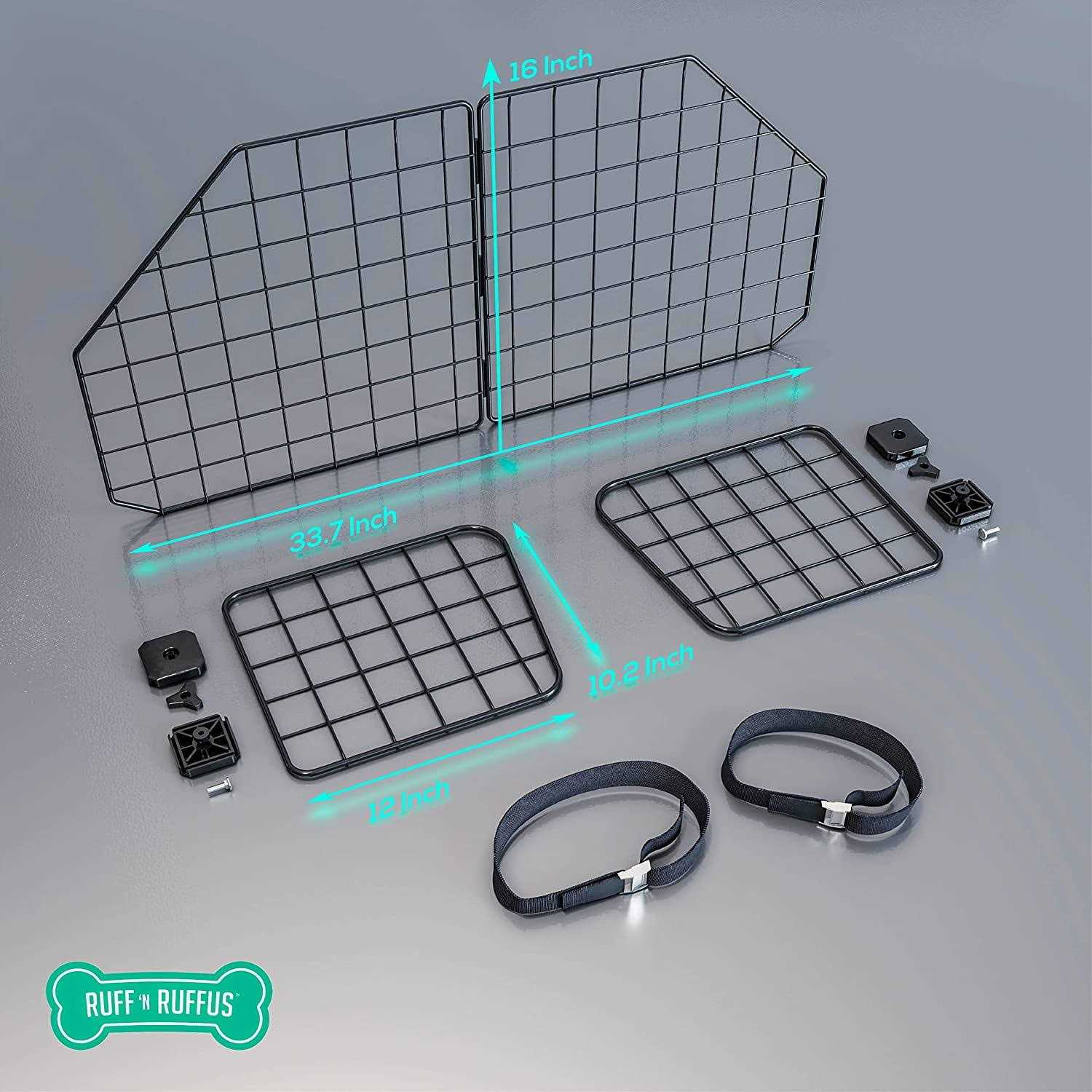 Alternative view of Ruff 'n Ruffus Heavy-Duty Foldable Car Barrier