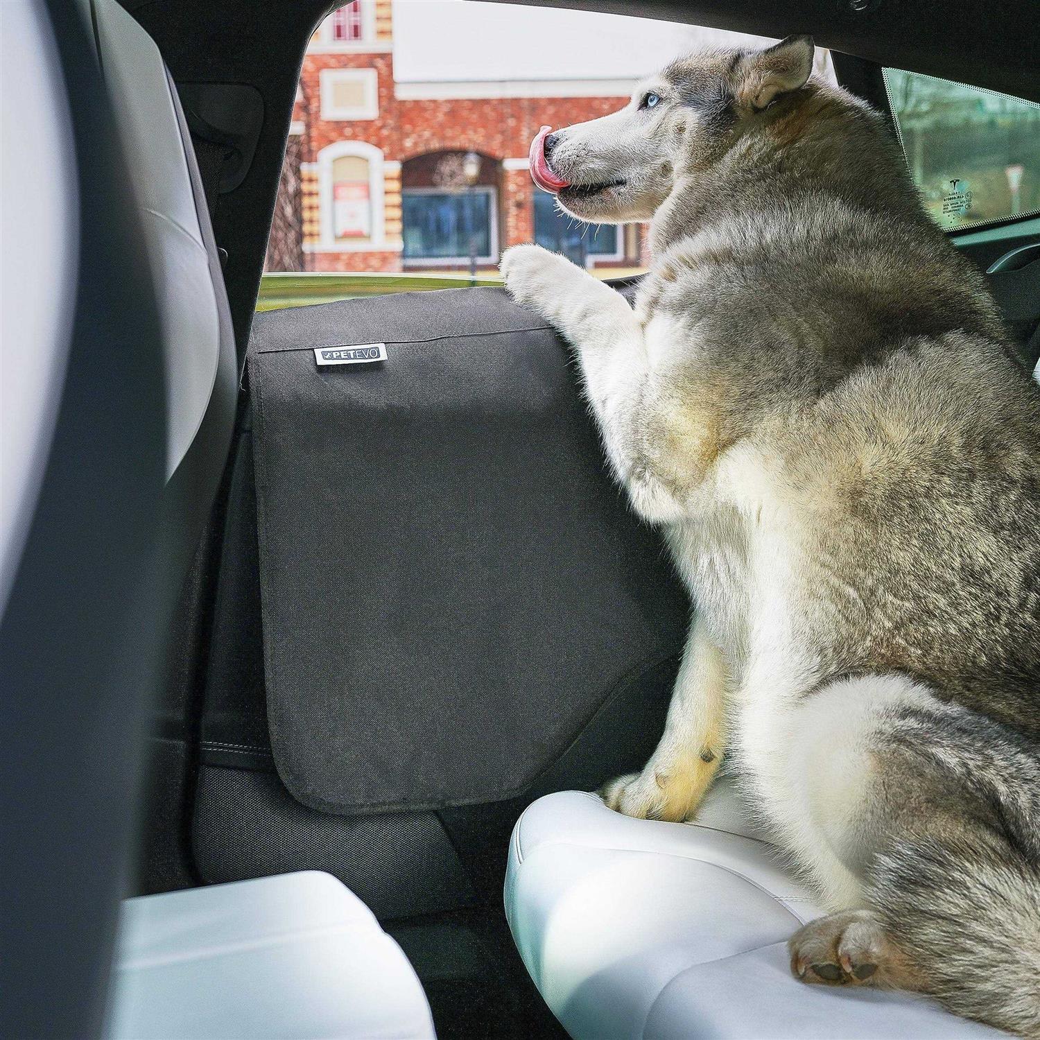 Alternative view of PetEvo 2PCS Car Door Protector Interior Car Door Protectors Dog Scratch Vehicle Door Covers Pet Car Window Guard