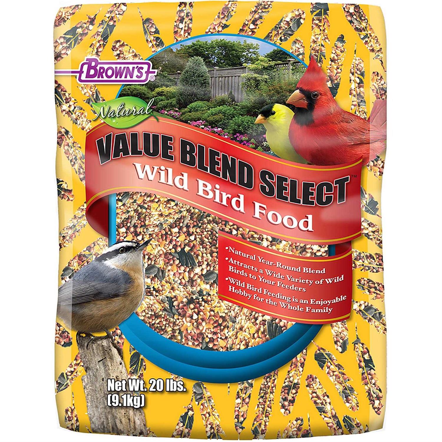 Brown's Value Blend Select Wild Bird Food