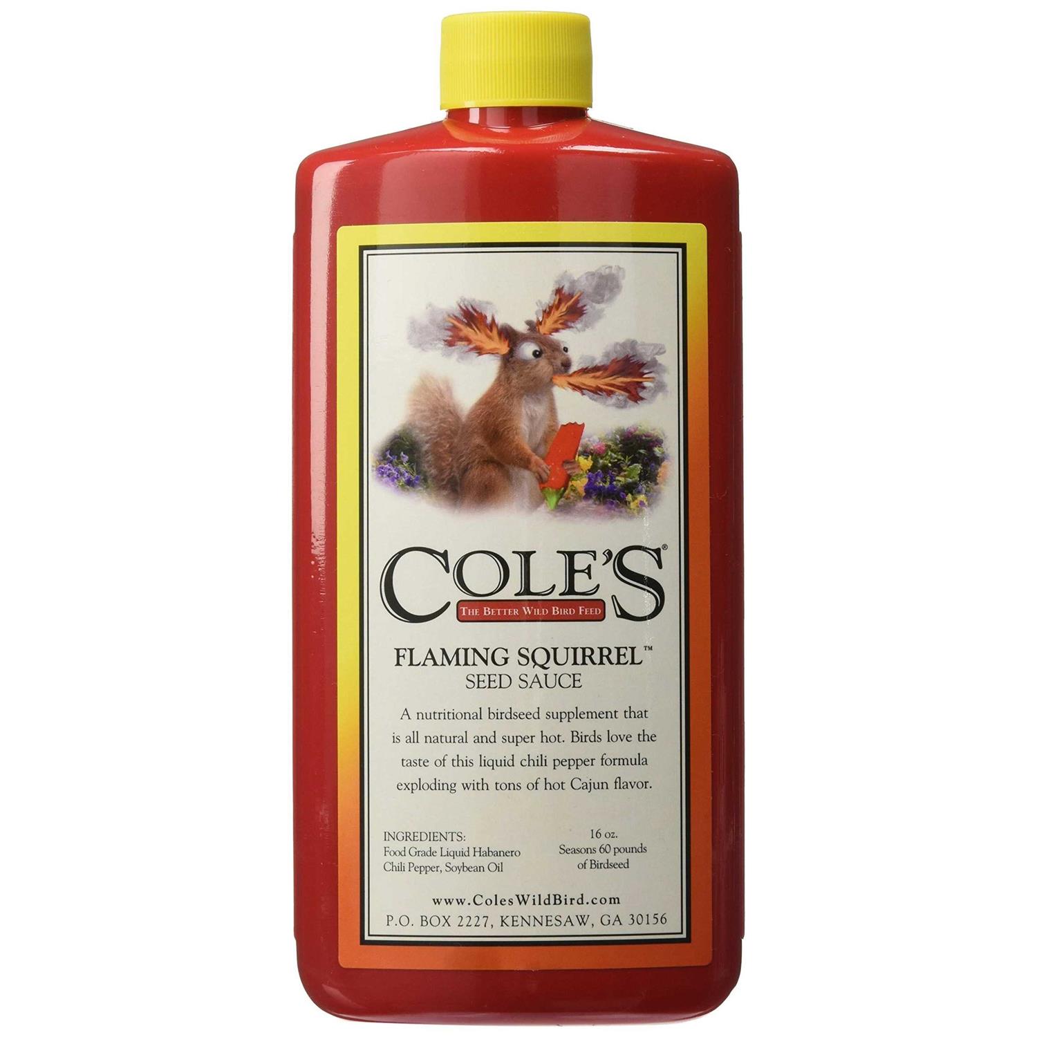 Cole's Flaming Squirrel Seed Sauce