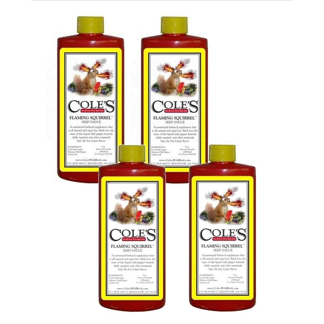 Alternative view of Cole's Flaming Squirrel Seed Sauce