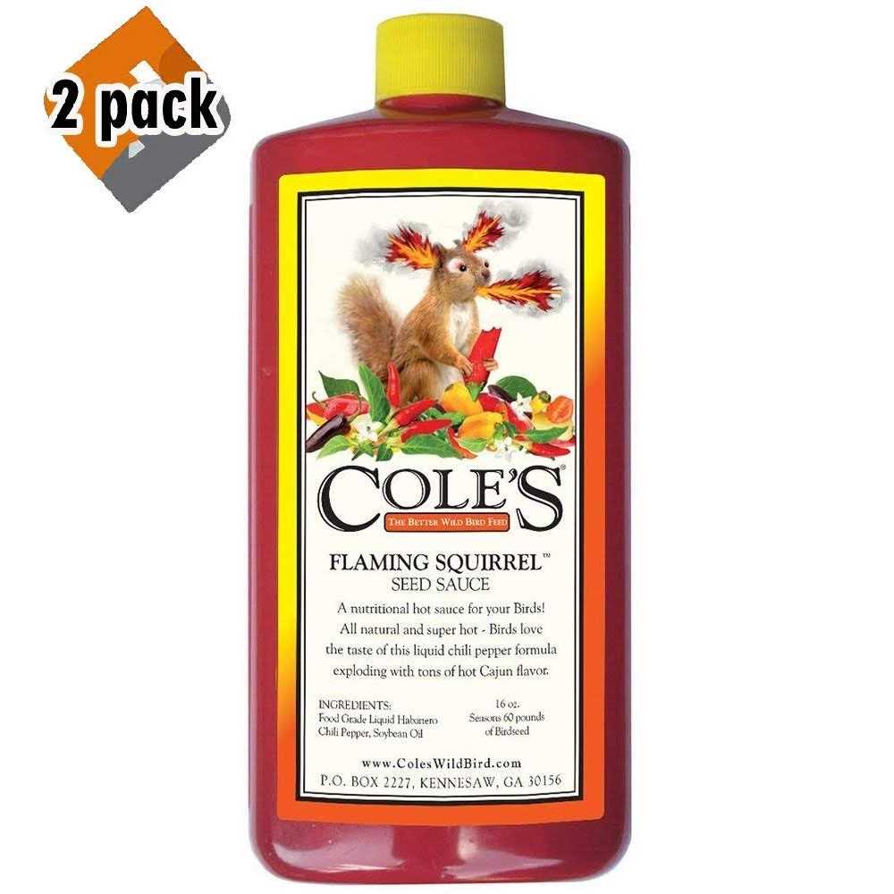 Alternative view of Cole's Flaming Squirrel Seed Sauce