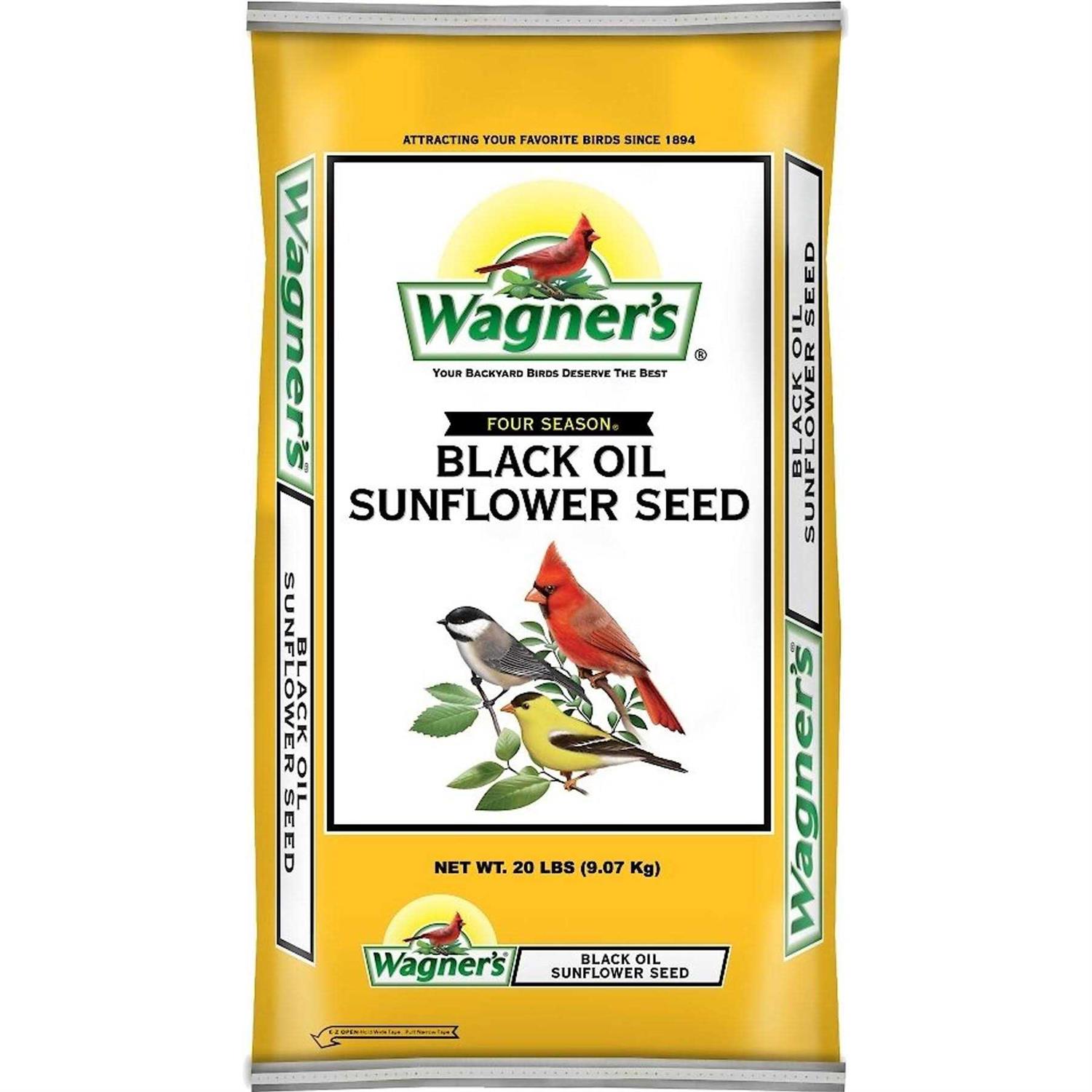 Wagner's 76029 Black Oil Sunflower Seed