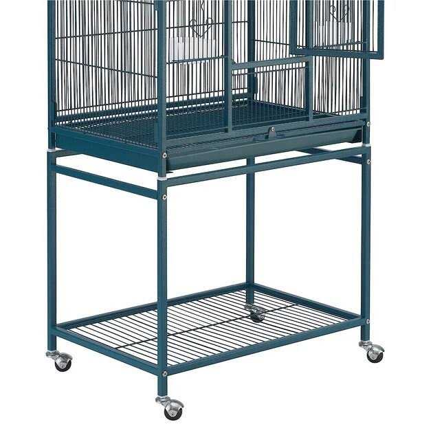 Alternative view of Yaheetech 54-in Rolling Metal Large Parrot Cage Mobile Bird Cage with Detachable Stand
