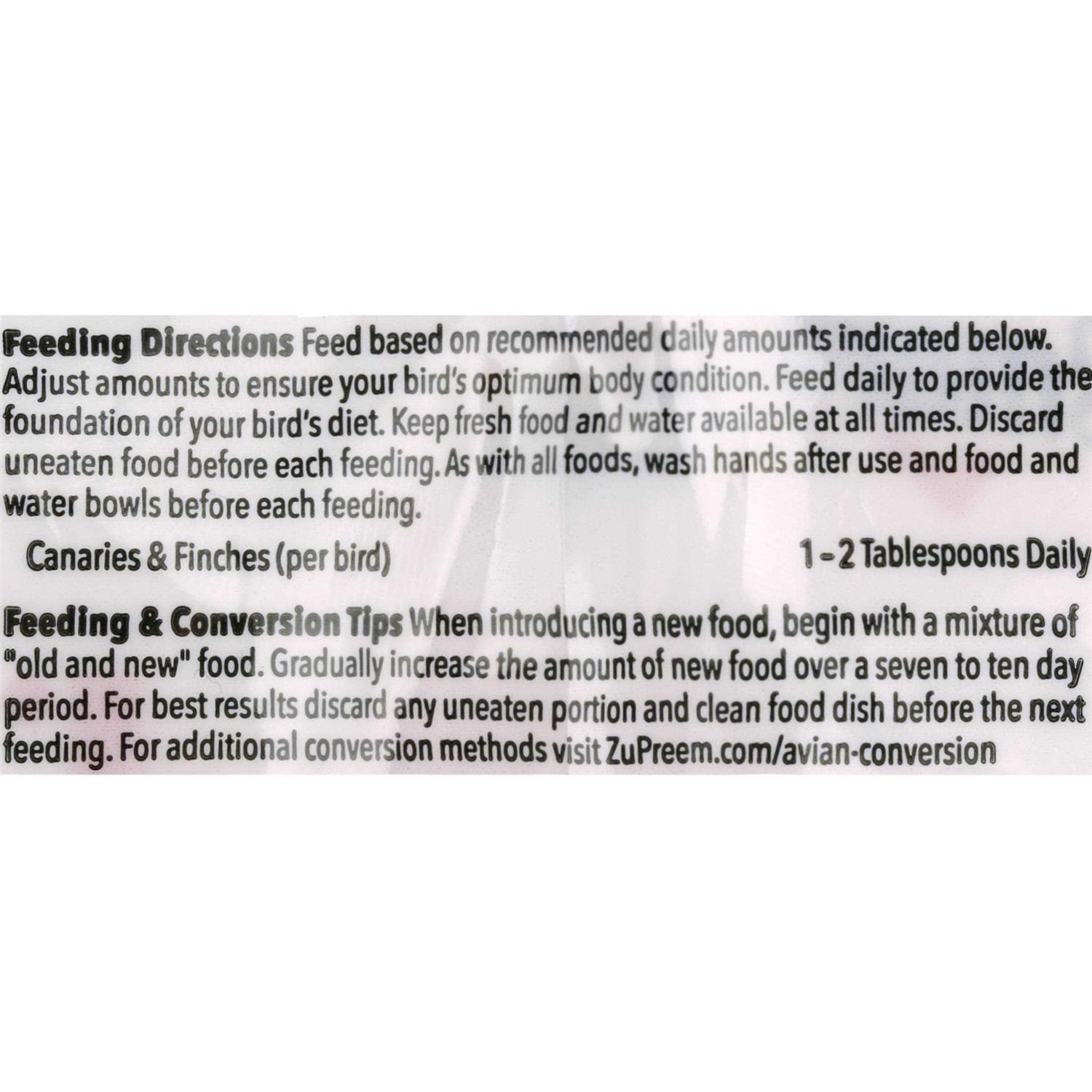 Alternative view of Zupreem FruitBlend Flavor Bird Food