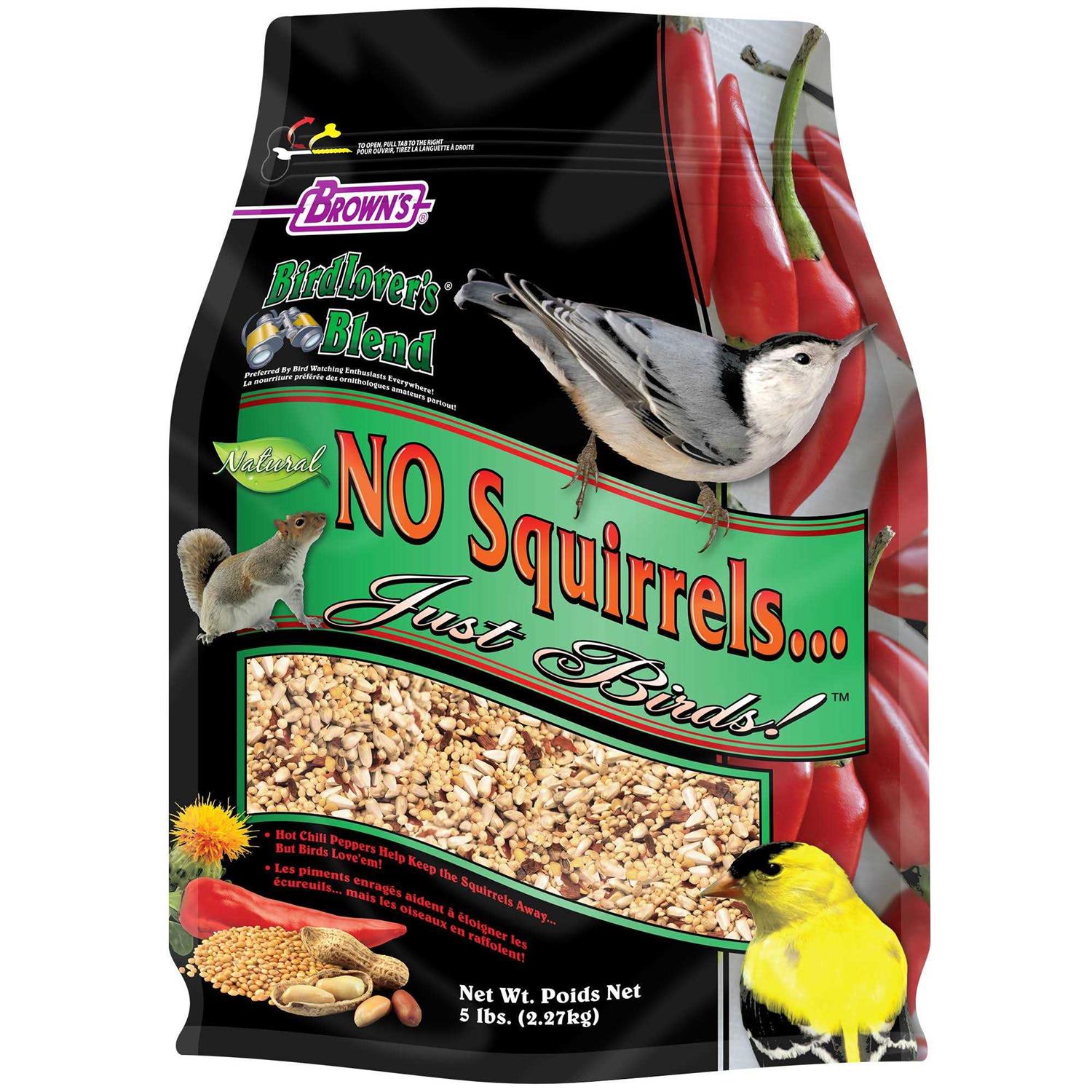Brown's Bird Lovers Blend No Squirrels