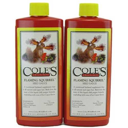 Cole's Wild Bird Products Fs08 Flaming Squirrel Seed Sauce