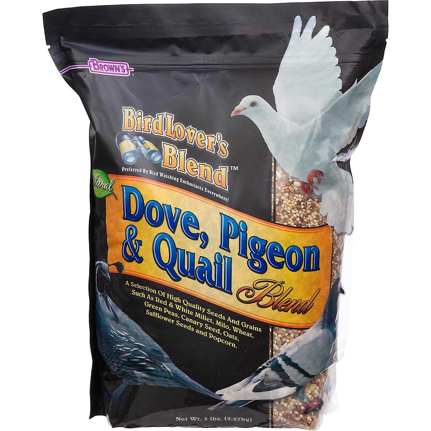 Alternative view of Brown's Bird Lover's Blend Dove Pigeon & Quail Food