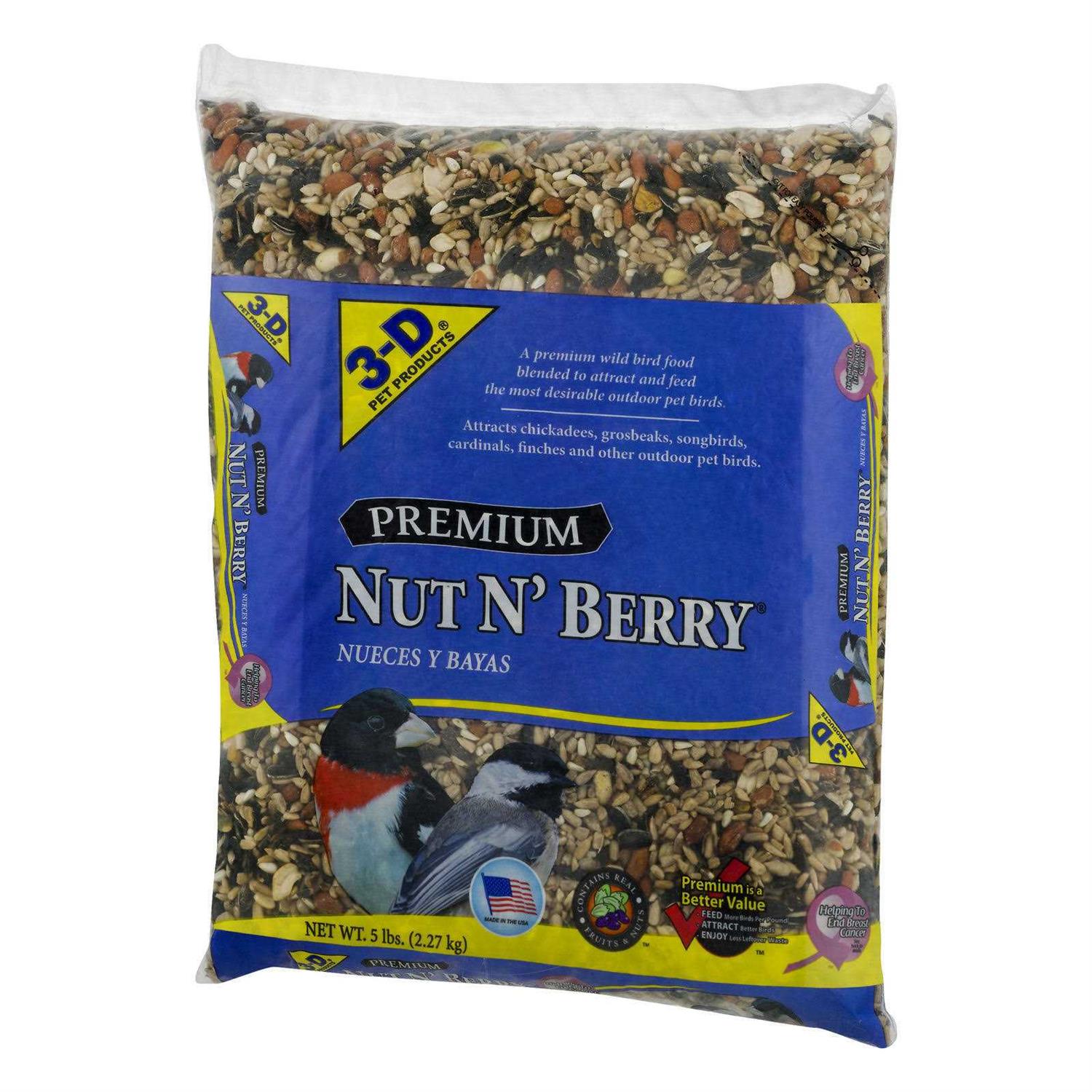 Alternative view of 3-d Pet Products Nut & Berry Bird