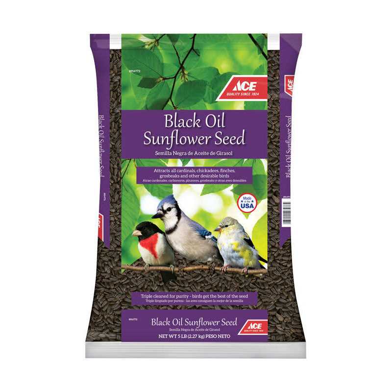 Ace Songbird Black Oil Sunflower Seed Wild Bird Food