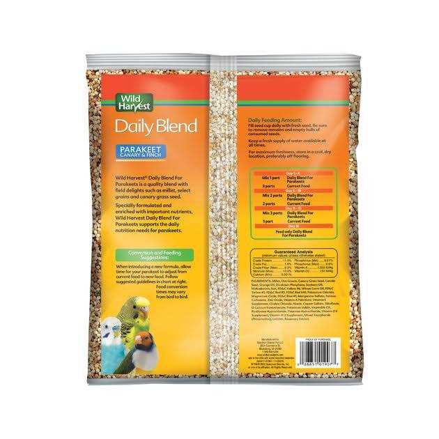 Alternative view of Wild Harvest Daily Blend Parakeet