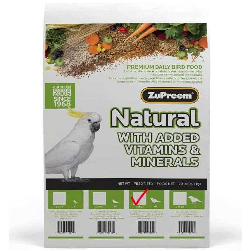 Alternative view of ZuPreem Natural Bird Food