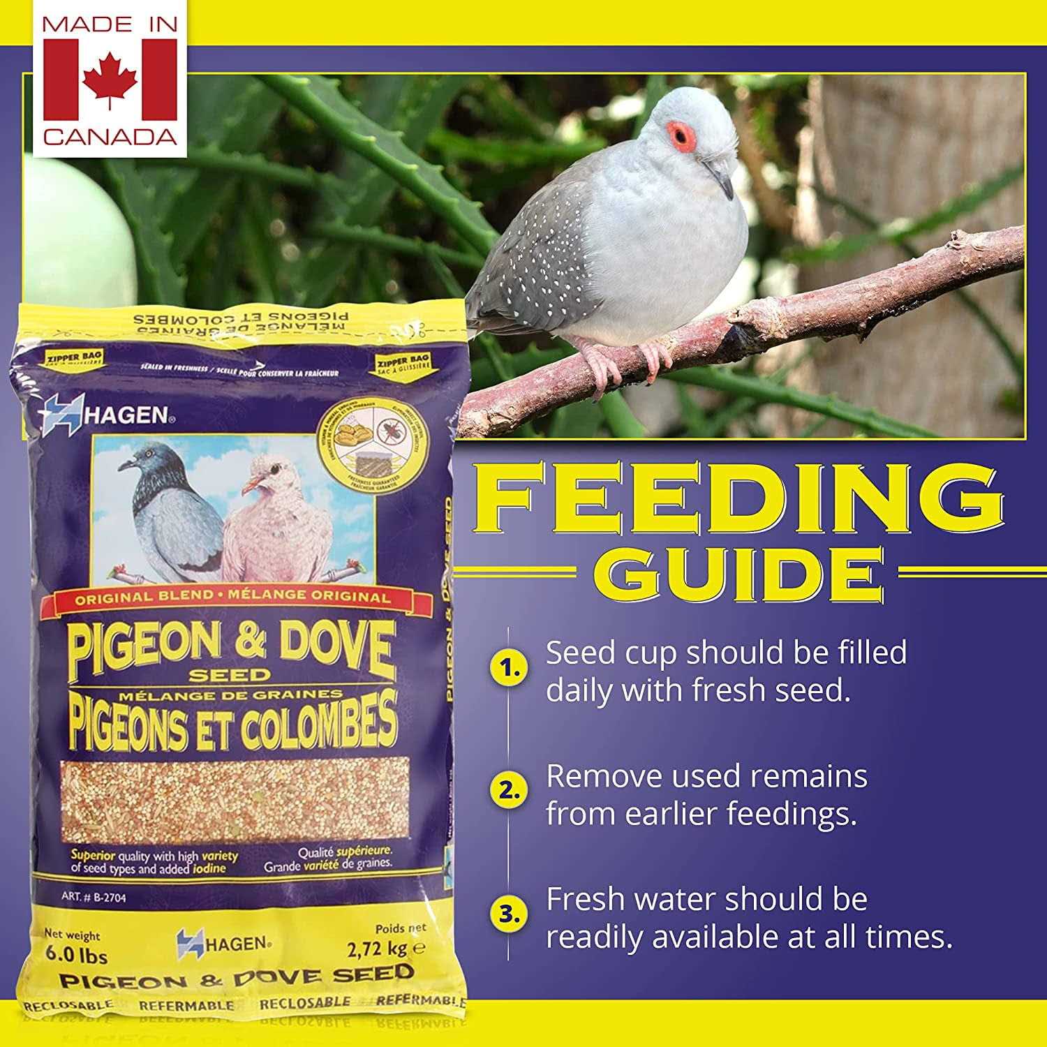 Alternative view of Hagen Pigeon & Dove Seed