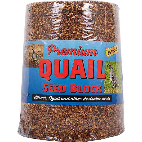 Alternative view of Sahuaro Seed Quail Bird Food Block for Corn