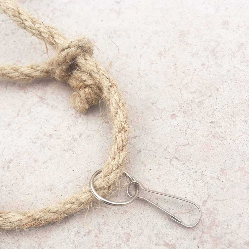 Alternative view of Bird Climbing Net Bird Toy Parrot Hanging Rope Swing Net Game Rope Ladder Chew Toy for Parakeet,Cockatiel,Cockatoo,Conure,Mini Macaw