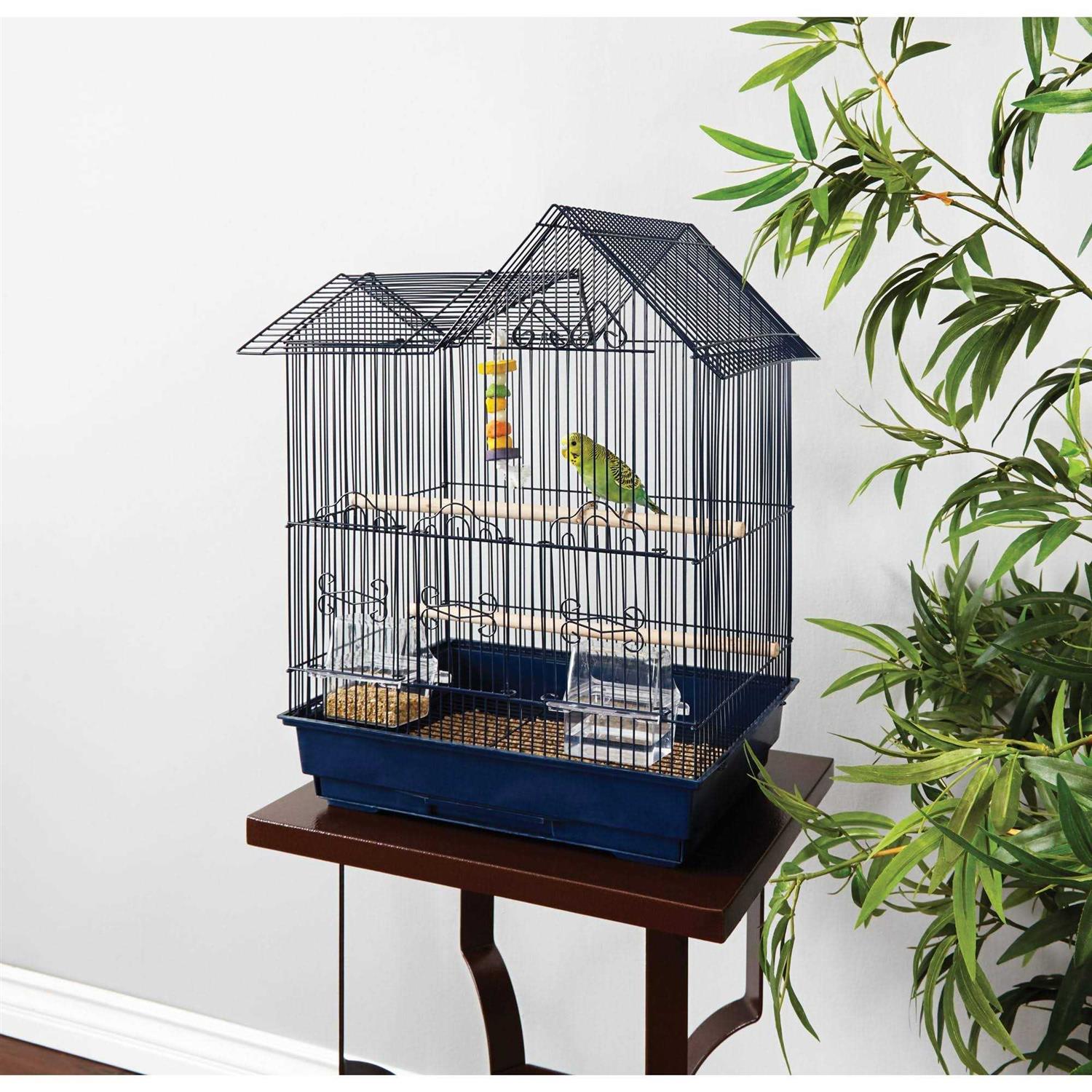 Alternative view of You & Me Parakeet Ranch House Cage