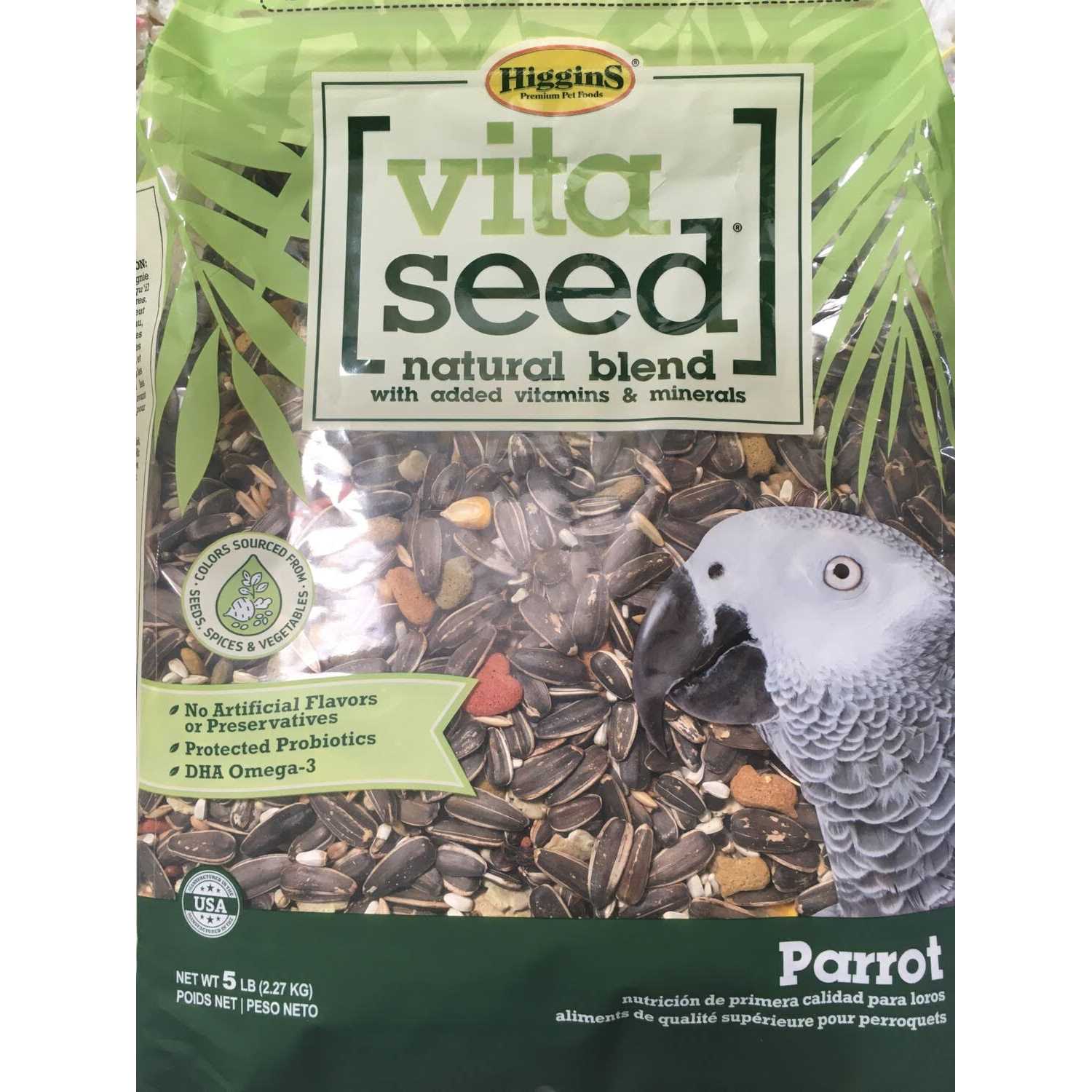 Alternative view of Higgins Vita Seed Parrot Food
