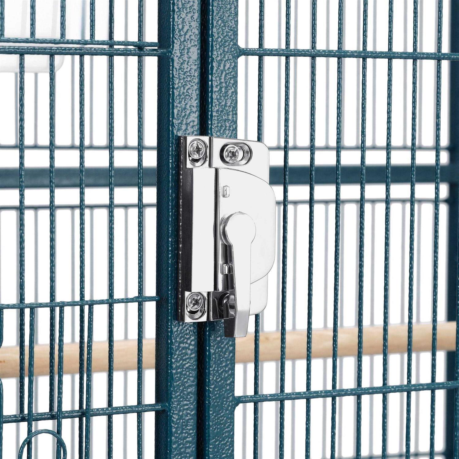 Alternative view of Topeakmart Metal Bird Cage with Rolling Detachable Stand