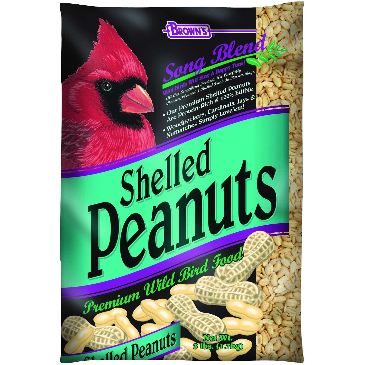Alternative view of Brown's Song Blend Shelled Peanuts Premium Wild Bird Food