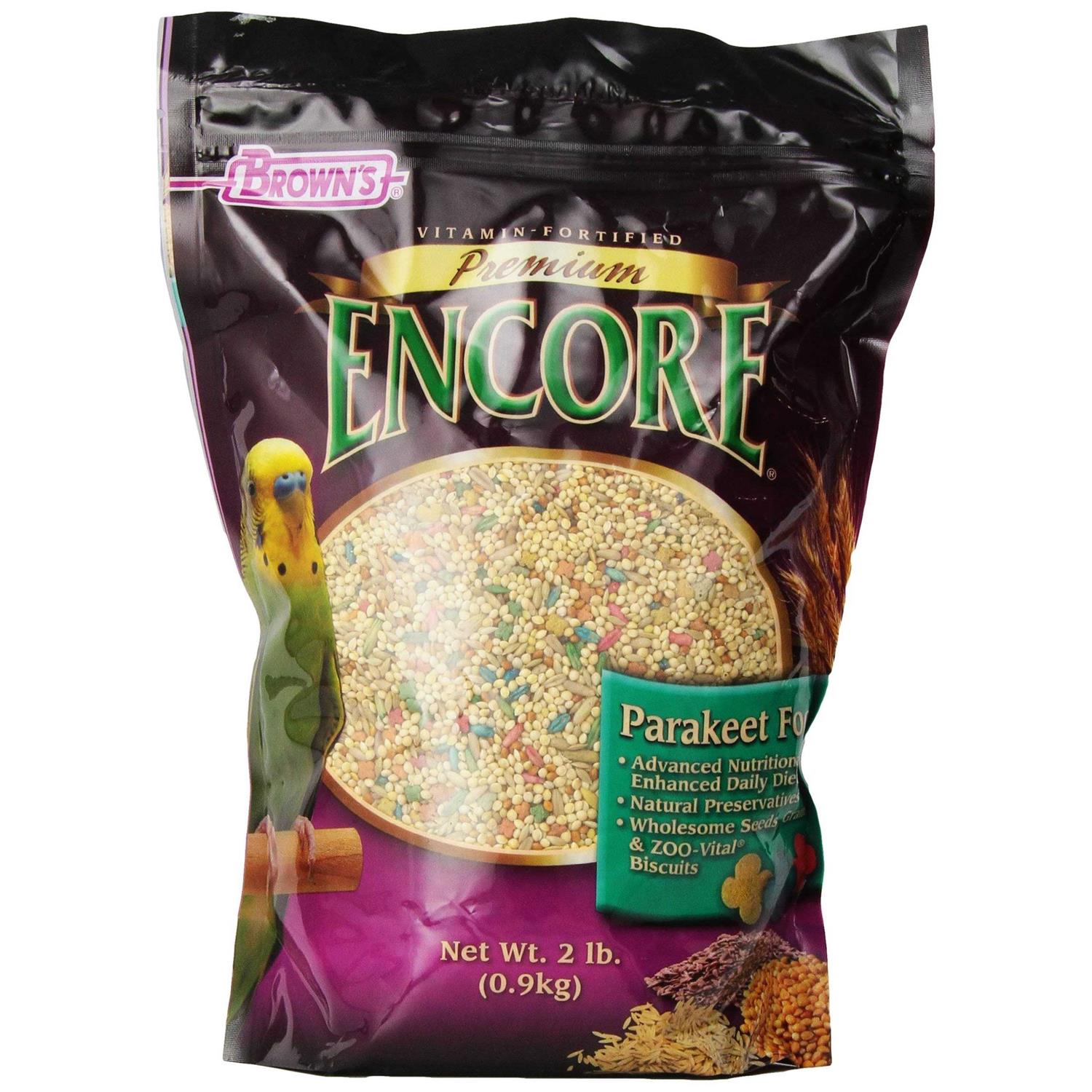 Brown's Encore Premium Parakeet Food