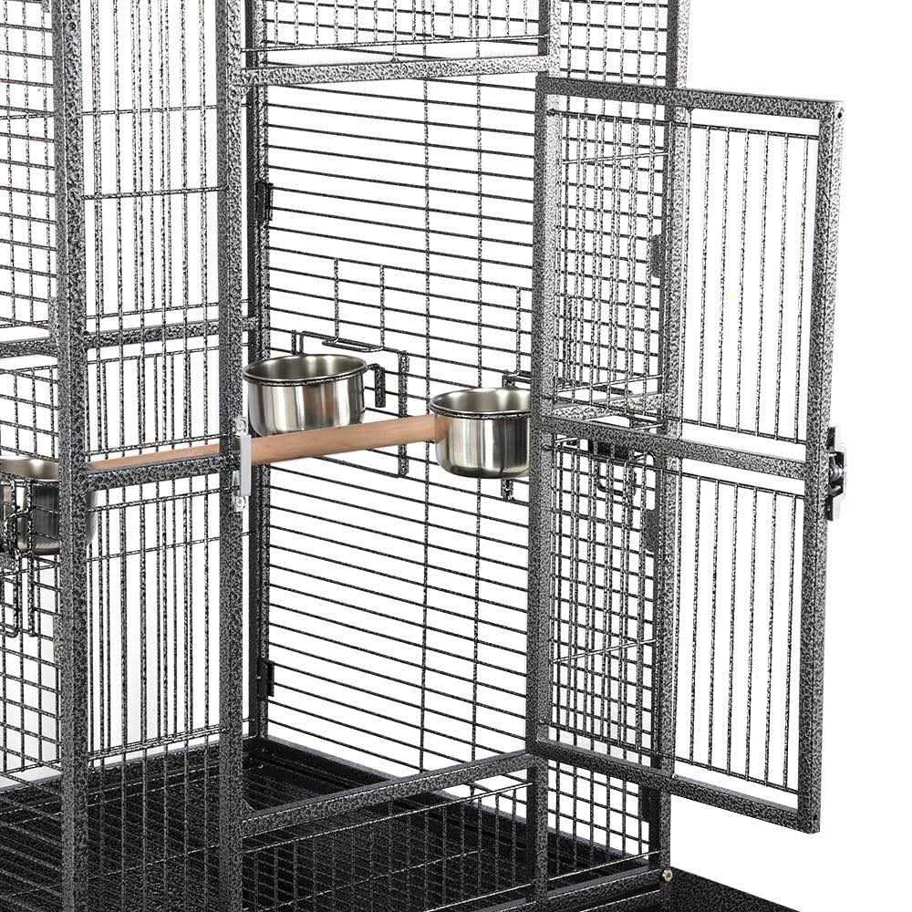 Alternative view of Yaheetech Wrought Iron Rolling Large Parrot Bird Cage for African Grey Small Quaker