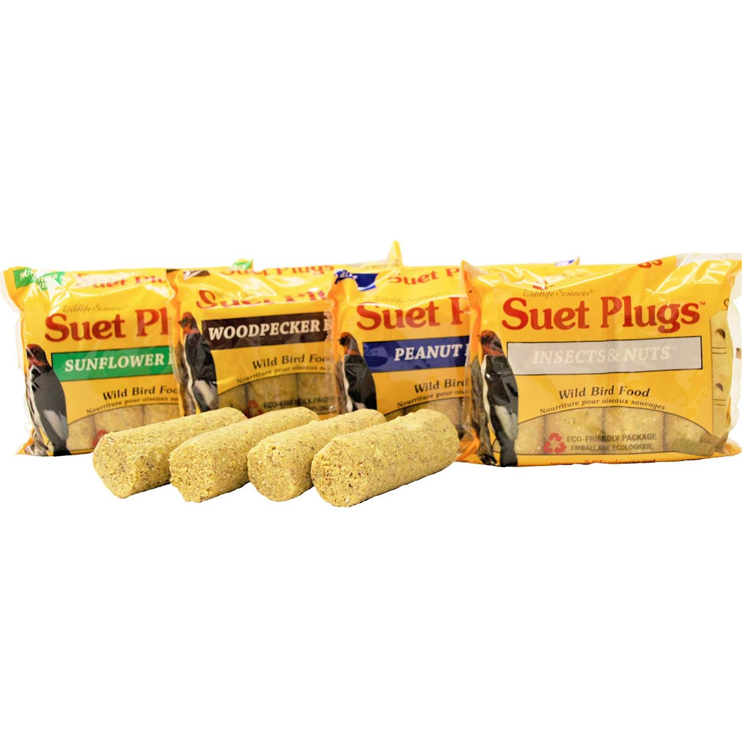 Wildlife Sciences Suet Plugs Variety 16 Pack