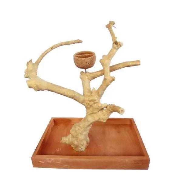 Alternative view of A&E Cage Company Java Wood Table Top Play Stand