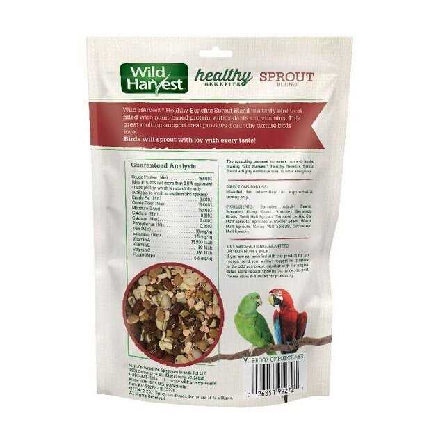 Alternative view of Wild Harvest Healthy Benefits Sprout Blend Bird Treats