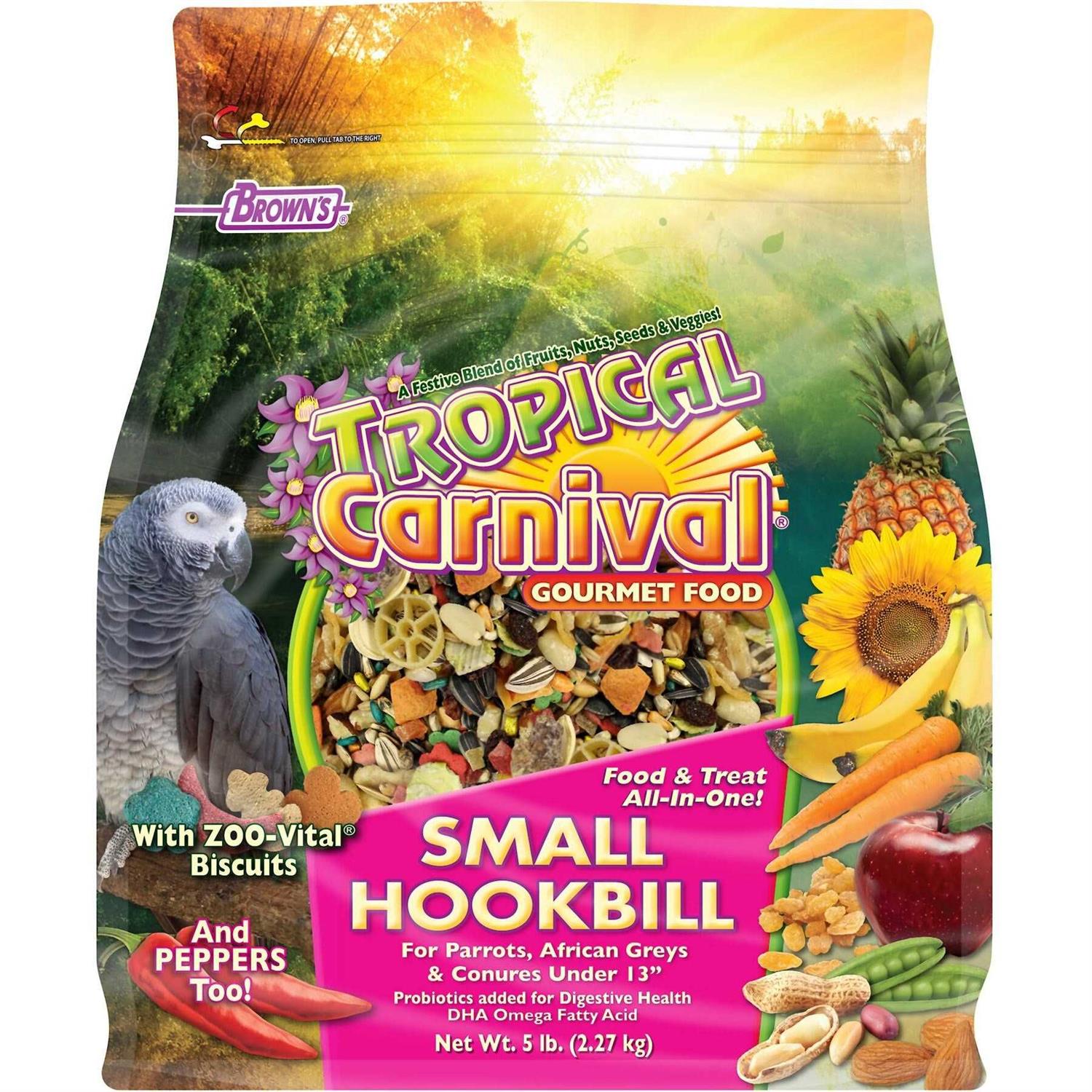 Brown's Tropical Carnival Small Hookbill Gourmet Bird Food