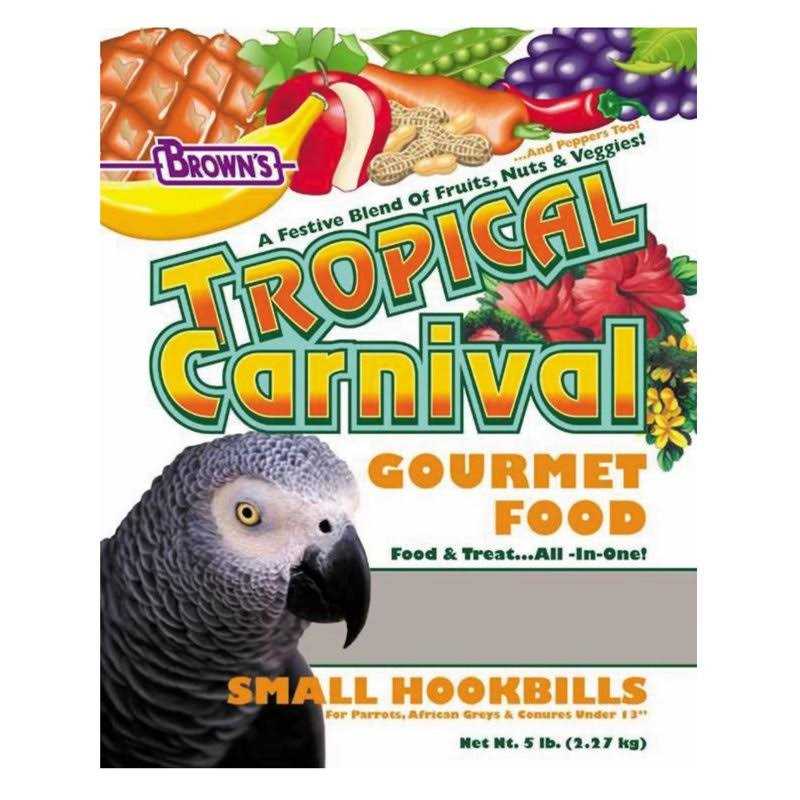 Alternative view of Brown's Tropical Carnival Small Hookbill Gourmet Bird Food