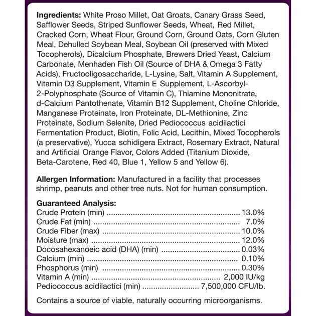 Alternative view of Brown's Encore Premium Cockatiel Food