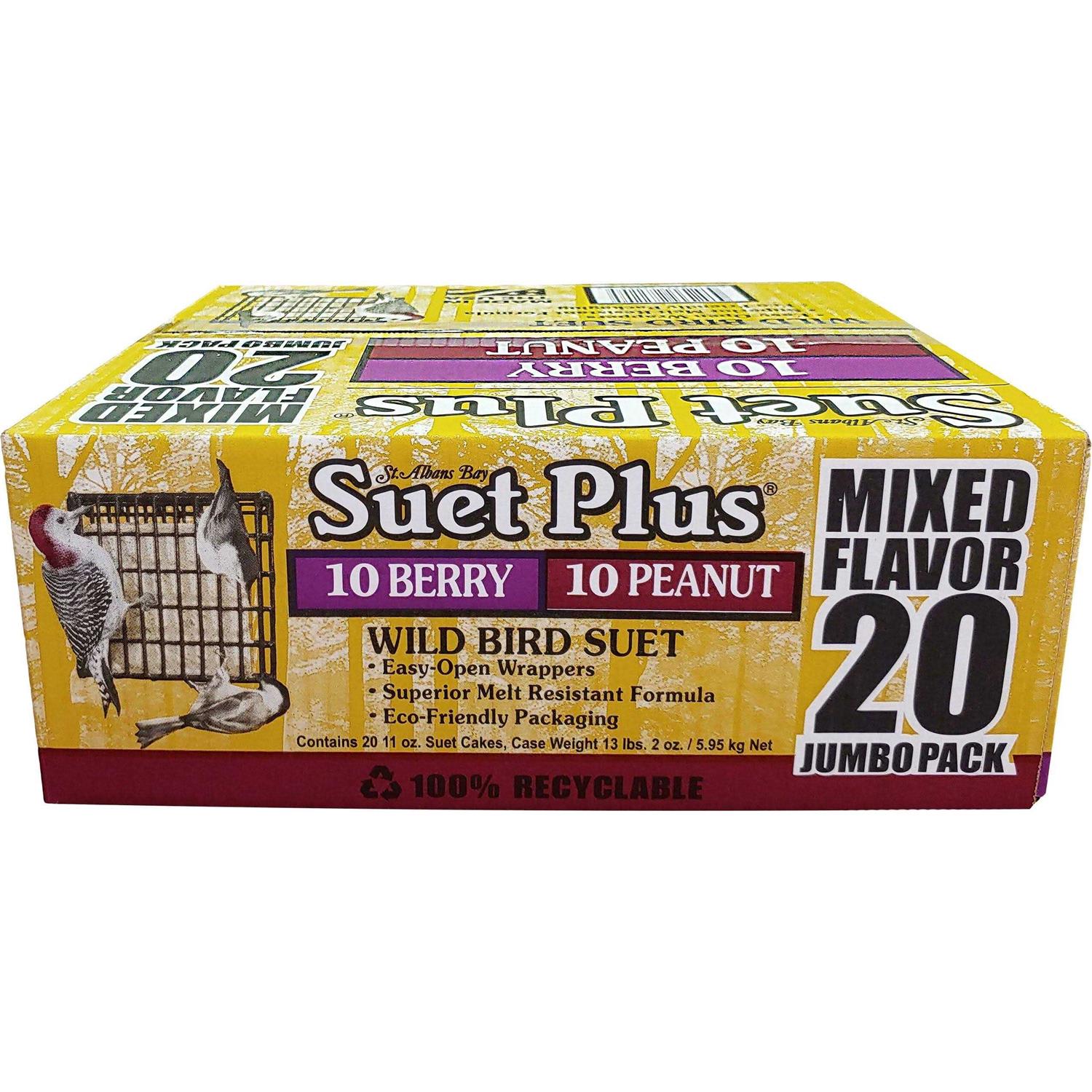 Alternative view of Suet Plus Mixed 20 Pack By Wildlife Sciences