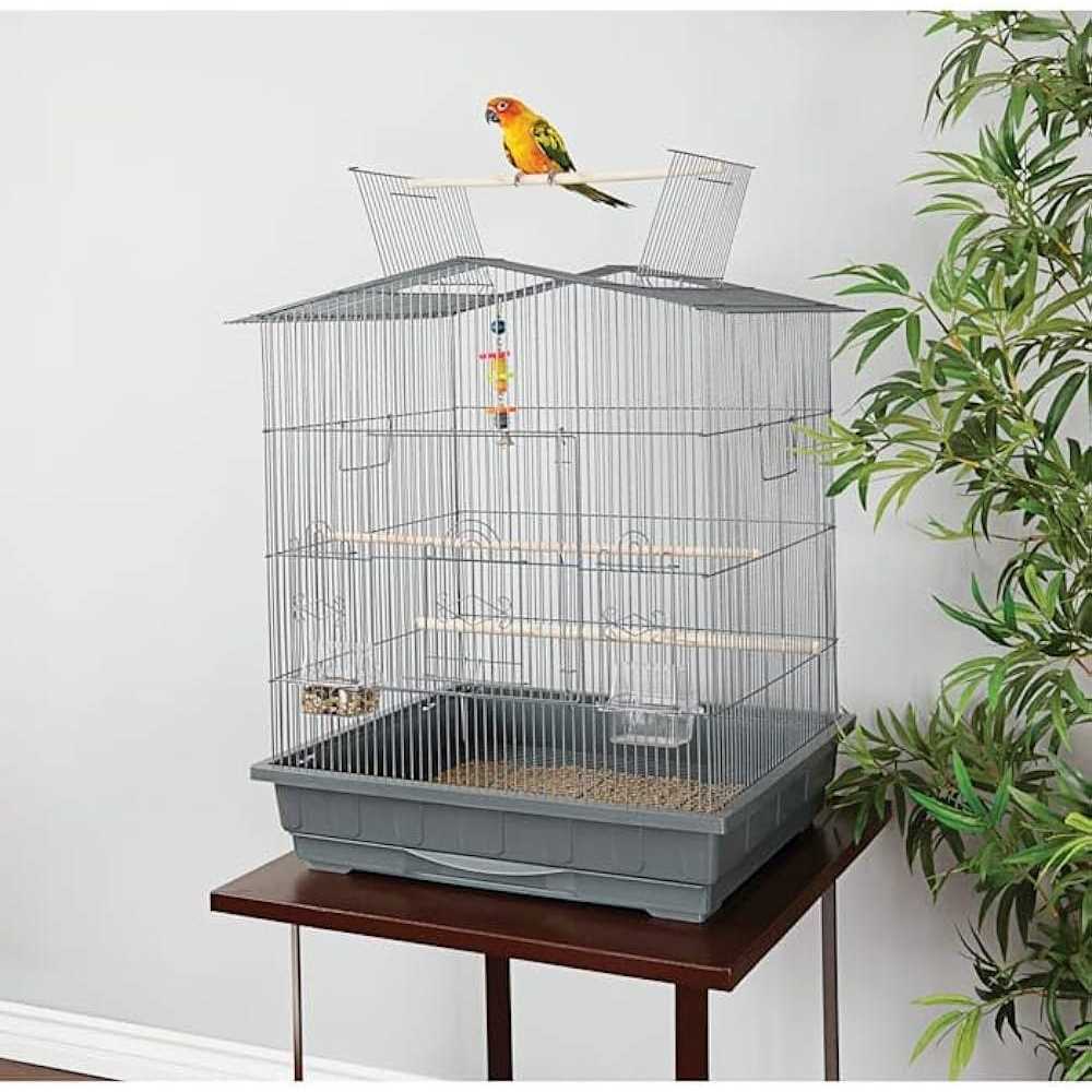 Alternative view of You & Me Gable Playtop Parrot Habitat 24.75 L X 20.75 W X 32 H