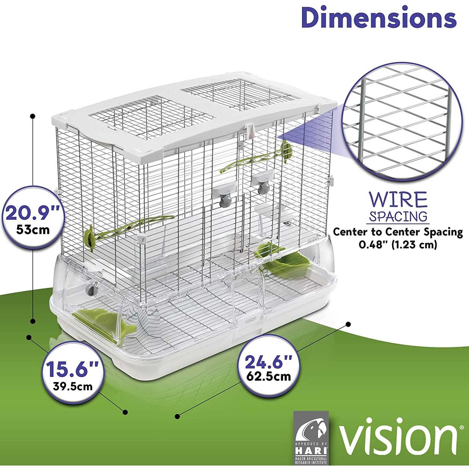 Alternative view of Vision Bird Cage