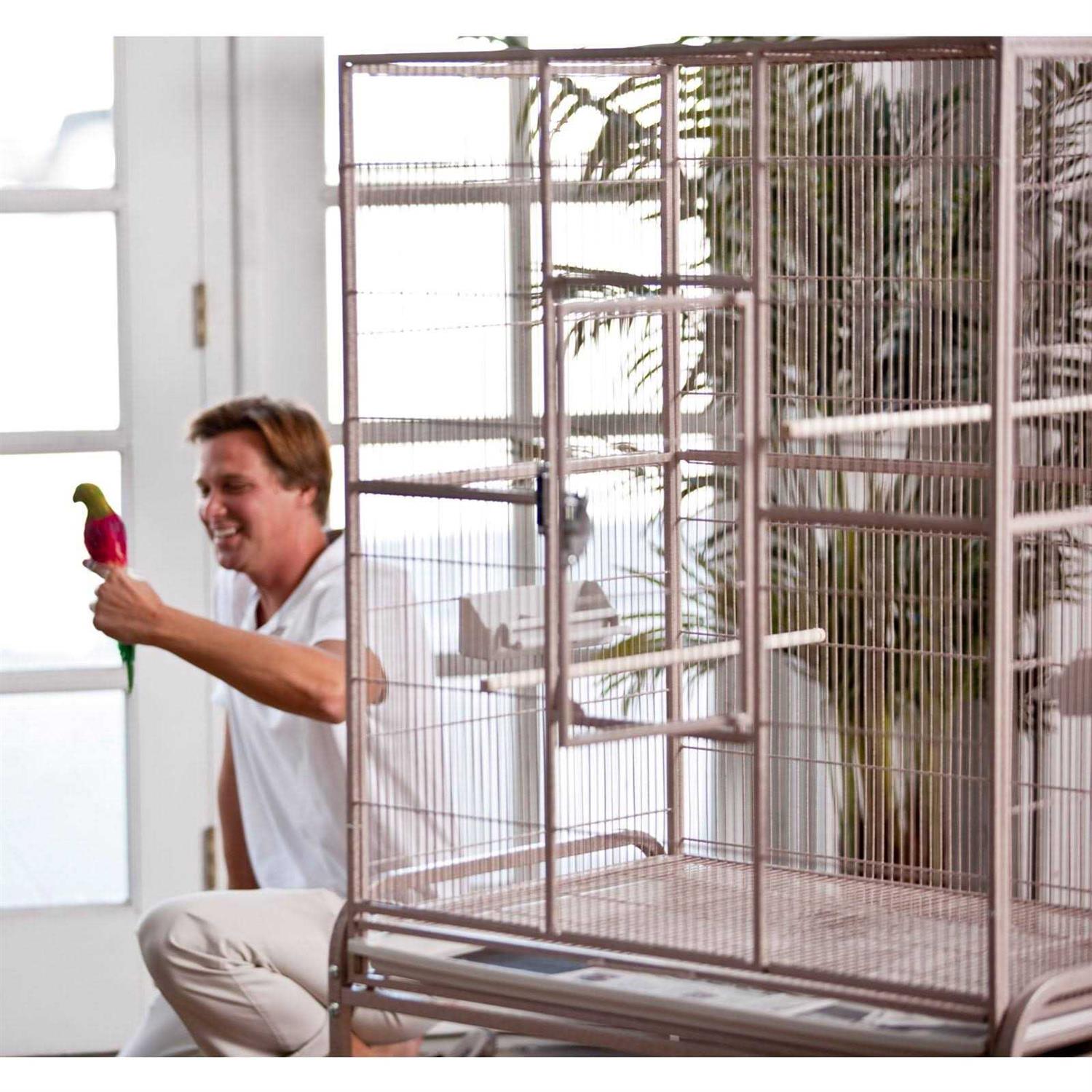 Alternative view of A E Flight Cage Stand