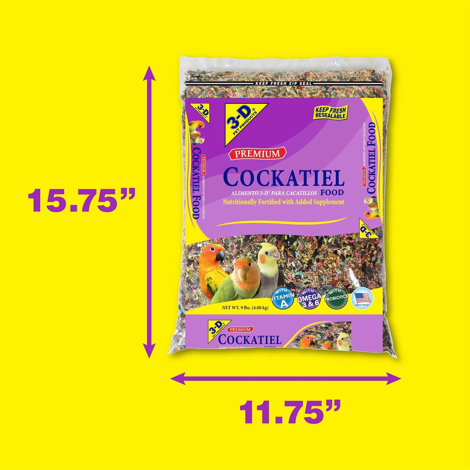 Alternative view of 3-d Pet Products Premium Cockatiel Mix Bird Food Seeds