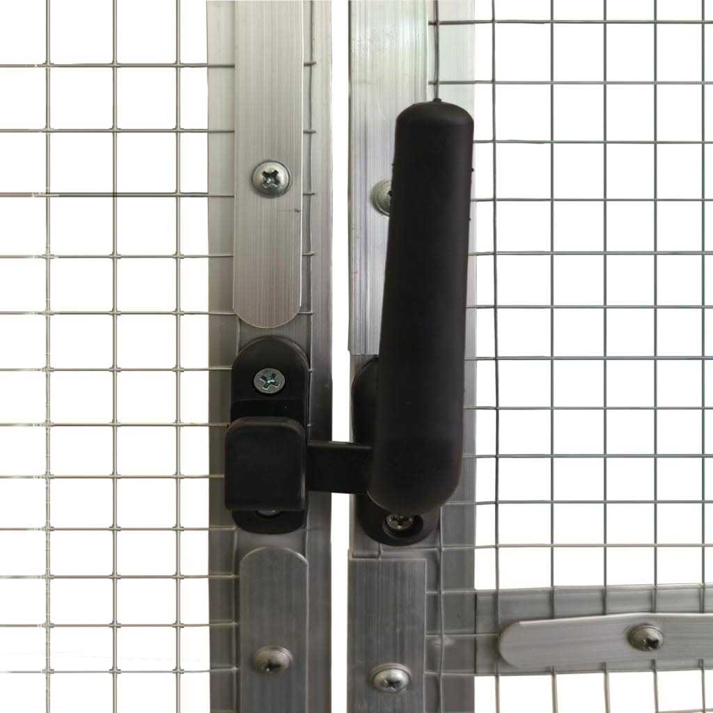 Alternative view of Aviary Silver 179x100x185 cm Aluminium vidaXL